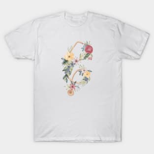 Stethoscope with florals T-Shirt